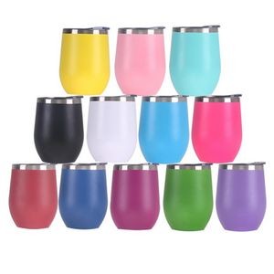 12 Oz. Stainless Steel Insulated Wine Tumbler