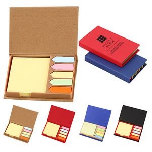 Portable Memo Pad and Sticky Note Set