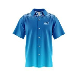 Custom Dye Sublimated Men's Button up Shirt