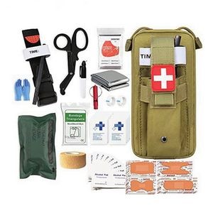 56 Piece SurvivalAid Kit w/Molle Bag