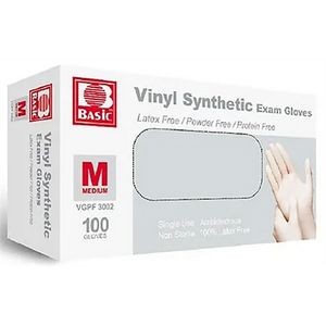 Vinyl Synthetic Exam Gloves