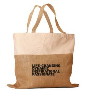 Jute & Cotton Combination Bag