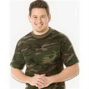 Heavy Weight 100% Cotton Camouflage T-Shirt