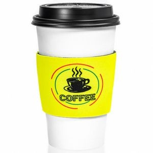 Fluorescent Neon Foam Collapsible Coffee Wraps