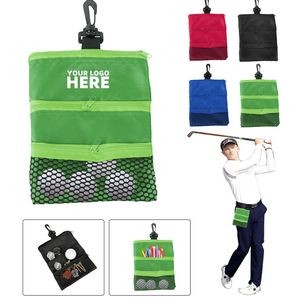 Golf Pouch Bag With Clip