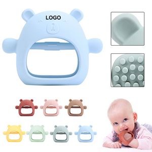 Anti Drop Silicone Baby Mitten Teether Toy