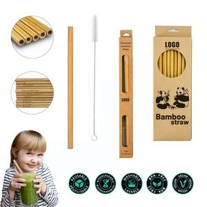 Reusable & BPA Free Bamboo Drinking Straw