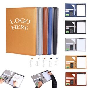Business Quality Leatherette Folder Padfolio
