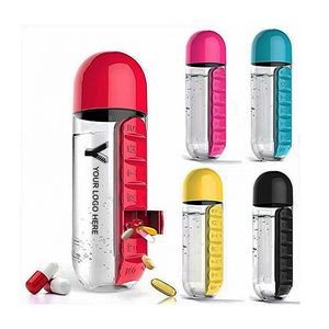 Water Bottle With Pill Organizer