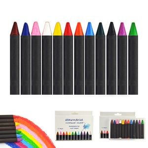 12 Colors Crayons (Customized Packing Box)