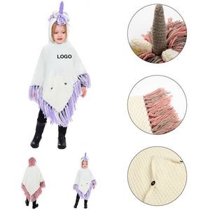 Baby Toddler Hooded Poncho Cape