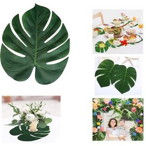 Tropical Palm Leaves - Polyester Green