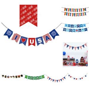 Colorful Pennant Flag Banner