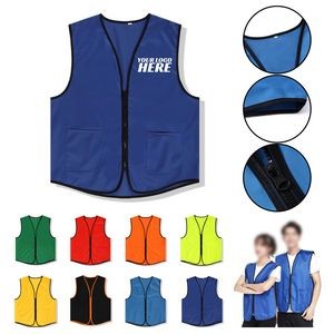 2 Pocket Uniform Volunteer Vest w/Zipper