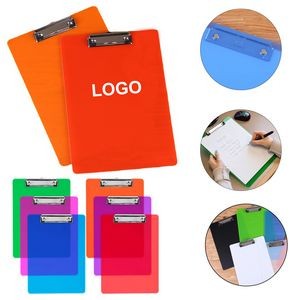 Acrylic Clear Clipboards w/Low Profile Clip