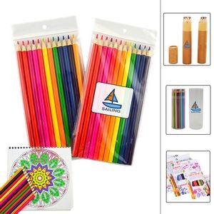 12 Colored Pencils in Bag