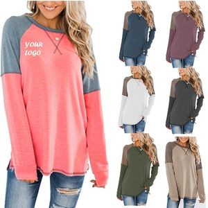 Women Long Sleeve Casual Pullover