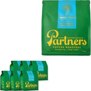 Partner's Coffee Ghost Town Peruvian Blend Whole Bean Decaf Coffee: 12 oz