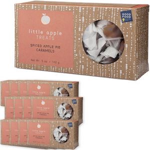 Little Apple Treats Spiced Apple Pie Caramels: 5 oz Box