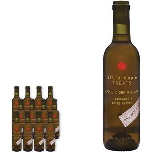 Little Apple Treats Apple Cider Vinegar With Tarragon + Anise Hyssop: 12.7 oz Bottle