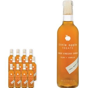 Little Apple Treats Plum + Vanilla Shrub: 12.7 oz Bottle