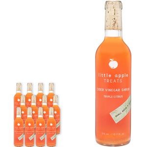 Little Apple Treats Triple Citrus Shrub: 12.7 oz Bottle