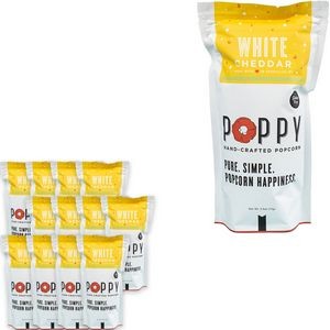 Poppy Handcrafted Popcorn White Cheddar: Market Bag