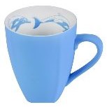 12 Oz. Velvet Ceramic Dolphin Mug