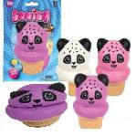 4" Squish Panda Ice Cream Cone Toy