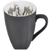 12 Oz. Velvet Ceramic Elephant Mug