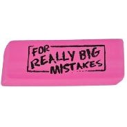 Jumbo Big Mistake Wedge Eraser