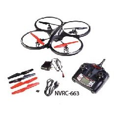 7" Remote Controlled Light Up Drone w/Camera