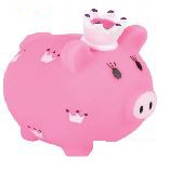 3½" Little Princess Piggy Bank