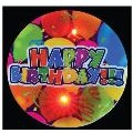 3 1/2" Light Up Happy Birthday Button