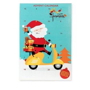 Christmas Advent Calendar w/Chocolate Pieces
