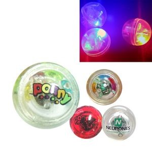 Color Rubber Bounce Ball w/LED Light