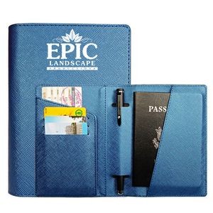 Leather Passport Holder with Card Slot