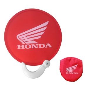 Pop Up Folding Fan Flying Disc with Handle