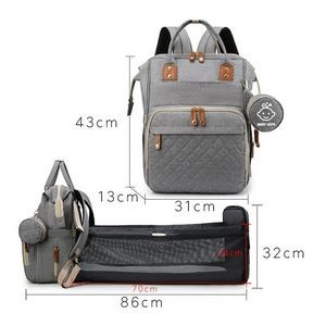 Diaper Bag Multi-Function Waterproof Travel Backpack