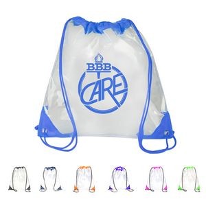 Clear Pvc Drawstring Backpack