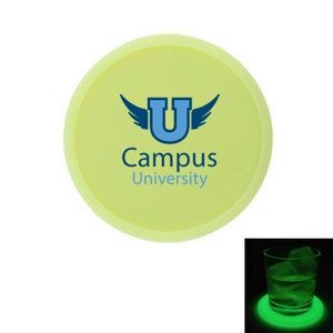 4 Inches Round Silicone Luminous Coasters