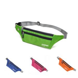 Zippers Adjustable Waist Strap Fanny Pack