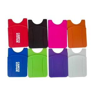 Silicone Phone Wallet w/ Finger Slot