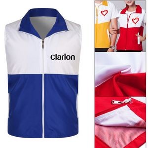 Color Matching Volunteer Activity Vest Advertising Suit