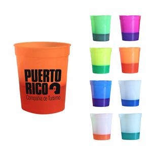 12 Oz Color Changing Plastic Stadium Cups