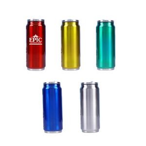 17 Oz Stainless Steel Vacuum Cola Can Tumbler