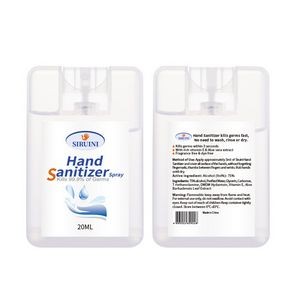 Credit Card Hand Sanitizer Spray