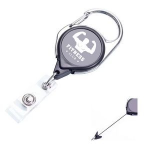 Premium Retractable Carabiner Badge Reel Holder
