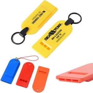 2 in 1 Whistle Keychain