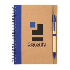 Eco Spiral Notepad w/ Pen
